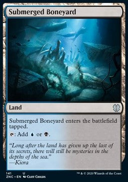 Submerged Boneyard⁣ - Commander: Zendikar Rising⁣ (Uncommon)⁣ [141]