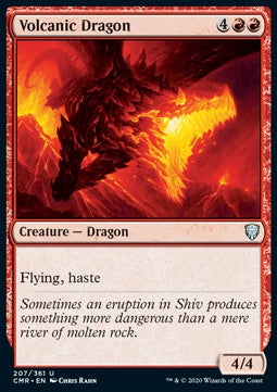 Volcanic Dragon⁣ - Commander Legends⁣ (Uncommon)⁣ [207]