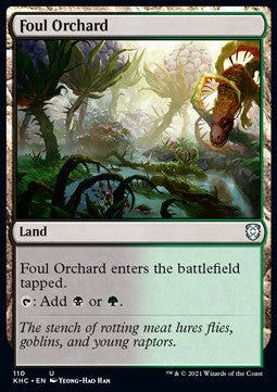 Foul Orchard⁣ - Commander: Kaldheim⁣ (Uncommon)⁣ [110]