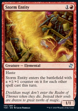Storm Entity⁣ - Time Spiral Remastered⁣ (Uncommon)⁣ [193]