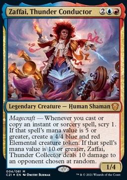 Zaffai, Thunder Conductor⁣ - Commander: Strixhaven⁣ (Mythic)⁣ [4]