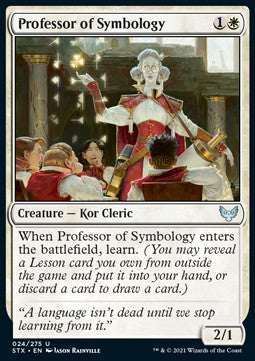 Professor of Symbology⁣ - Strixhaven: School of Mages⁣ (Uncommon)⁣ [24]