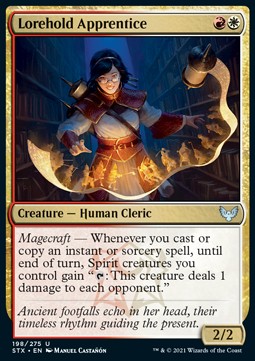 Lorehold Apprentice⁣ - Strixhaven: School of Mages⁣ (Uncommon)⁣ [198]