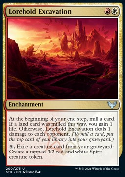 Lorehold Excavation⁣ - Strixhaven: School of Mages⁣ (Uncommon)⁣ [200]