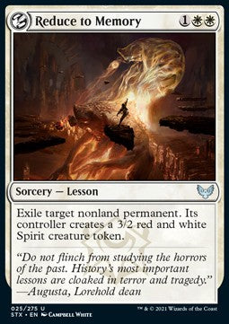 Reduce to Memory⁣ - Strixhaven: School of Mages⁣ (Uncommon)⁣ [25]