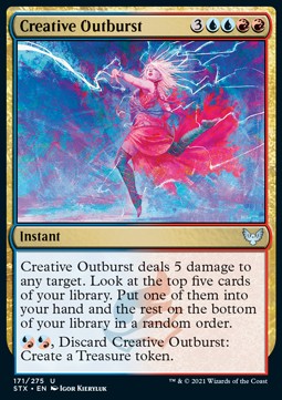 Creative Outburst⁣ - Strixhaven: School of Mages⁣ (Uncommon)⁣ [171]