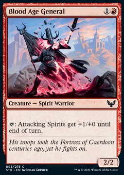 Blood Age General - Strixhaven: School of Mages (Common) [STX-93]