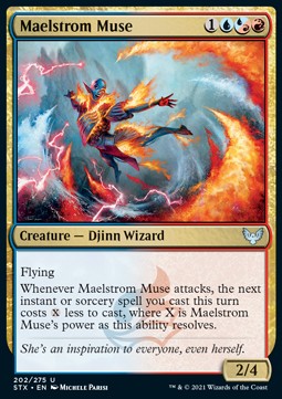 Maelstrom Muse⁣ - Strixhaven: School of Mages⁣ (Uncommon)⁣ [202]