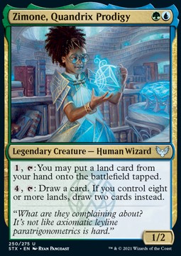Zimone, Quandrix Prodigy⁣ - Strixhaven: School of Mages⁣ (Uncommon)⁣ [250]