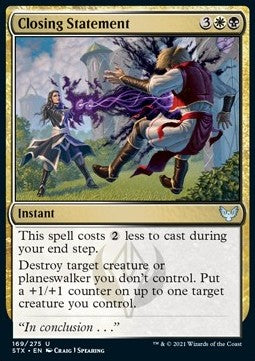 Closing Statement⁣ - Strixhaven: School of Mages⁣ (Uncommon)⁣ [169]