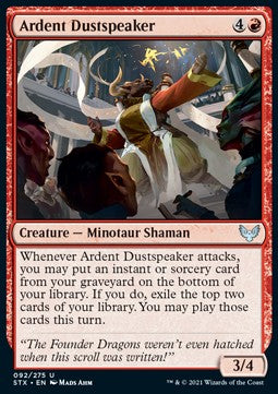 Ardent Dustspeaker⁣ - Strixhaven: School of Mages⁣ (Uncommon)⁣ [92]