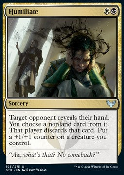 Humiliate⁣ - Strixhaven: School of Mages⁣ (Uncommon)⁣ [193]