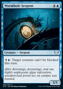 Wormhole Serpent⁣ - Strixhaven: School of Mages⁣ (Uncommon)⁣ [62]