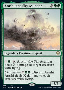 Arashi, the Sky Asunder⁣ - Commander: Strixhaven⁣ (Rare)⁣ [185]