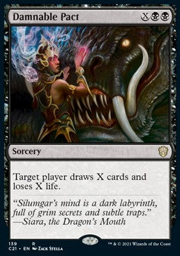 Damnable Pact⁣ - Commander: Strixhaven⁣ (Rare)⁣ [139]