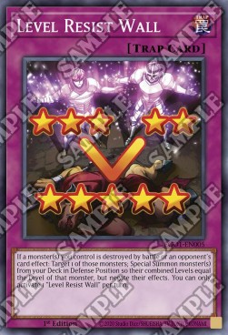 Level Resist Wall⁣ - Egyptian God Deck: Obelisk the Tormentor⁣ (Super Rare)⁣ [005]