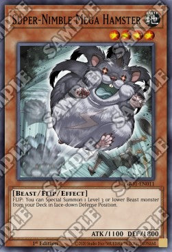 Super-Nimble Mega Hamster⁣ - Egyptian God Deck: Obelisk the Tormentor⁣ (Common)⁣ [011]