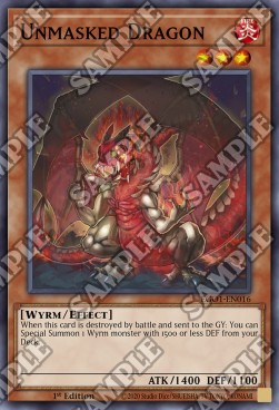 Unmasked Dragon⁣ - Egyptian God Deck: Obelisk the Tormentor⁣ (Common)⁣ [016]