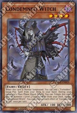 Condemned Witch⁣ - Egyptian God Deck: Obelisk the Tormentor⁣ (Common)⁣ [019]