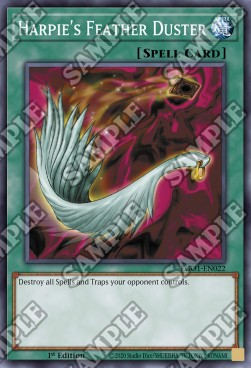 Harpie's Feather Duster⁣ - Egyptian God Deck: Obelisk the Tormentor⁣ (Super Rare)⁣ [022]