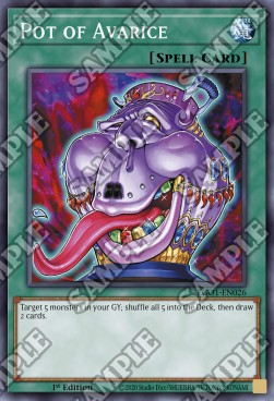 Pot of Avarice⁣ - Egyptian God Deck: Obelisk the Tormentor⁣ (Common)⁣ [026]