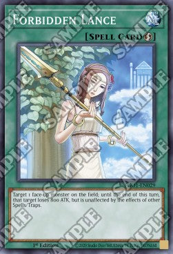 Forbidden Lance⁣ - Egyptian God Deck: Obelisk the Tormentor⁣ (Common)⁣ [029]