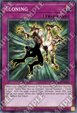 Cloning⁣ - Egyptian God Deck: Obelisk the Tormentor⁣ (Common)⁣ [034]