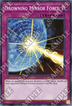 Drowning Mirror Force⁣ - Egyptian God Deck: Obelisk the Tormentor⁣ (Common)⁣ [035]