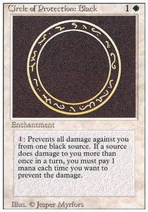 Circle of Protection: Black⁣ - Revised⁣ (Common)