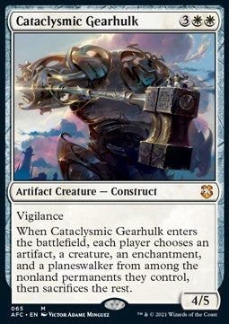 Cataclysmic Gearhulk⁣ - Commander: Adventures in the Forgotten Realms⁣ (Mythic)⁣ [65]