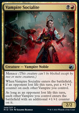 Vampire Socialite⁣ - Innistrad: Midnight Hunt⁣ (Uncommon)⁣ [249]