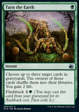 Turn the Earth⁣ - Innistrad: Midnight Hunt⁣ (Uncommon)⁣ [205]