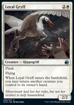 Loyal Gryff⁣ - Innistrad: Midnight Hunt⁣ (Uncommon)⁣ [26]
