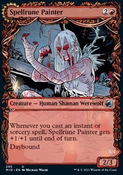 Spellrune Painter // Spellrune Howler⁣ - Innistrad: Midnight Hunt: Extras⁣ (Uncommon)⁣ [295]