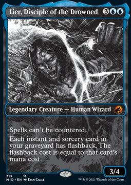Lier, Disciple of the Drowned⁣ - Innistrad: Midnight Hunt: Extras⁣ (Mythic)⁣ [313]