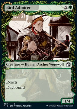 Bird Admirer // Wing Shredder⁣ - Innistrad: Midnight Hunt: Extras⁣ (Common)⁣ [298]