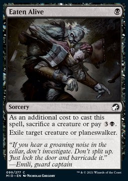 Eaten Alive⁣ - Innistrad: Midnight Hunt⁣ (Common)⁣ [99]