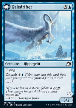 Galedrifter // Waildrifter⁣ - Innistrad: Midnight Hunt⁣ (Common)⁣ [55]