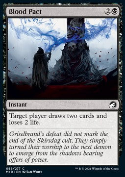 Blood Pact⁣ - Innistrad: Midnight Hunt⁣ (Common)⁣ [88]