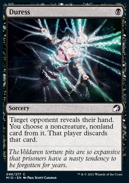 Duress⁣ - Innistrad: Midnight Hunt⁣ (Common)⁣ [98]