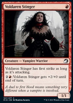 Voldaren Stinger⁣ - Innistrad: Midnight Hunt⁣ (Common)⁣ [167]