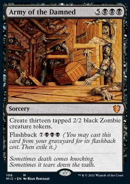 Army of the Damned - Commander: Innistrad: Midnight Hunt (Mythic) [MIC-106]