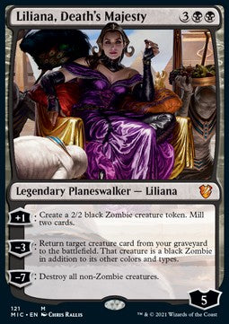 Liliana, Death's Majesty - Commander: Innistrad: Midnight Hunt (Mythic) [MIC-121]