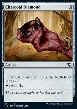 Charcoal Diamond⁣ - Commander: Innistrad: Midnight Hunt⁣ (Common)⁣ [158]