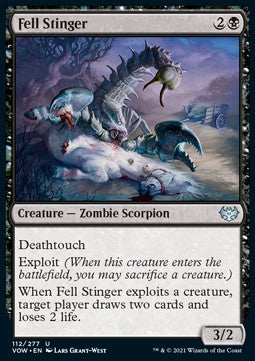 Fell Stinger⁣ - Innistrad: Crimson Vow⁣ (Uncommon)⁣ [112]