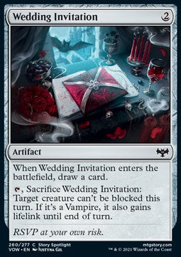 Wedding Invitation⁣ - Innistrad: Crimson Vow⁣ (Common)⁣ [260]