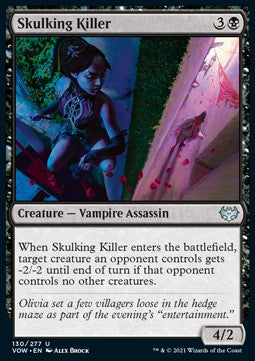 Skulking Killer⁣ - Innistrad: Crimson Vow⁣ (Uncommon)⁣ [130]