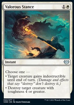 Valorous Stance⁣ - Innistrad: Crimson Vow⁣ (Uncommon)⁣ [42]