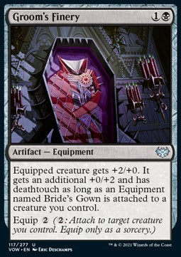 Groom's Finery⁣ - Innistrad: Crimson Vow⁣ (Uncommon)⁣ [117]