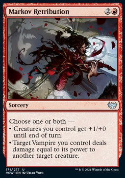 Markov Retribution⁣ - Innistrad: Crimson Vow⁣ (Uncommon)⁣ [171]